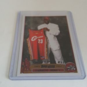 LeBron James 2003 - 04 Topps rookie reprint